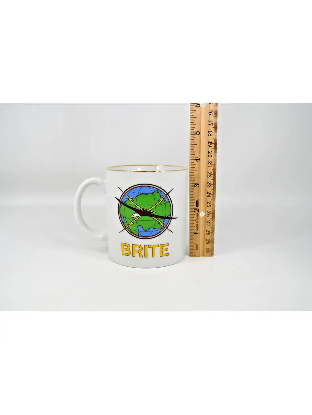 US Air Force BRITE Radar System Air Traffic Control Cold War Coffee Mug USAF